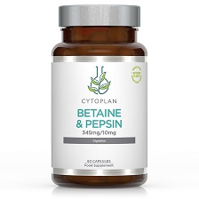 Betaine & Pepsin 60 capsules 345mg/10mg